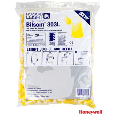 Wkładki przeciwhałasowe HONEYWELL HW-OSZ-BS303 - 200 par