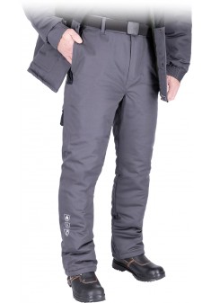 Spodnie ochronne ocieplane do pasa trudnopalne WINSAFE-T
