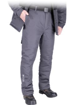 Spodnie ochronne ocieplane do pasa trudnopalne WINSAFE-T