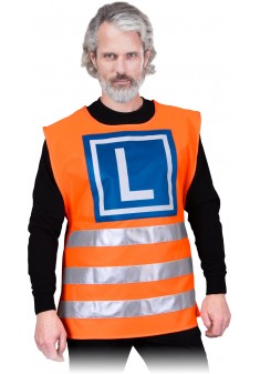 Narzutka ostrzegawcza nauka jazdy KOS-ROAD-L