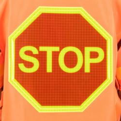 KOS-STOP_P - PŁASZCZ OSTRZEGAWCZY
