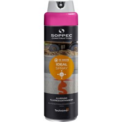 Farba fluorescencyjna do znakowania wielokierunkowa Soppec Ideal różowy 500ml