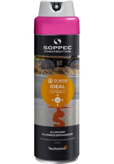 Farba fluorescencyjna do znakowania wielokierunkowa Soppec Ideal różowy 500ml