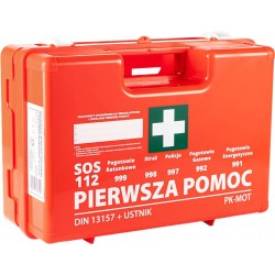 Apteczka pierwszej pomocy przenośna zakładowa PK-MOT AZP15 (27x35x14cm)