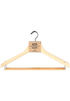 Wieszak drewniany z poprzeczką HANGER-WOODM005