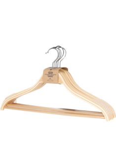 Wieszak drewniany z poprzeczką HANGER-WOODPB093