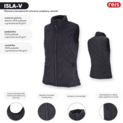 ISLA-V_B2XL - BEZRĘKAWNIK OCHRONNY OCIEPLANY
