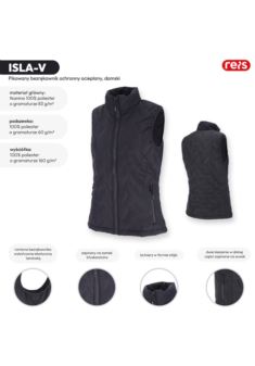 ISLA-V_B2XL - BEZRĘKAWNIK OCHRONNY OCIEPLANY