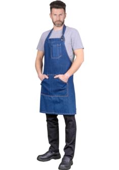Fartuch gastronomiczny jeans Reis FORTE