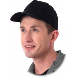 Czapka z daszkiem bejsbolówka ochronna czarna CZB