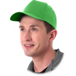 Czapka z daszkiem bejsbolówka ochronna jasnozielona CZJZ