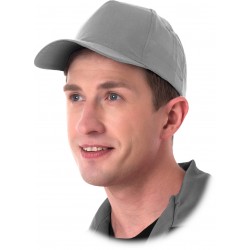 Czapka z daszkiem bejsbolówka ochronna szara CZS