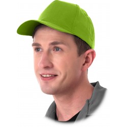 Czapka z daszkiem bejsbolówka ochronna seledynowa CZSE