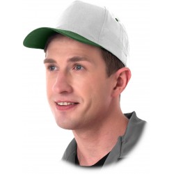 Czapka z daszkiem bejsbolówka ochronna biało-zielona CZWZ