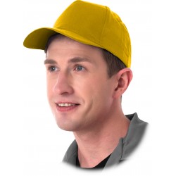 Czapka z daszkiem bejsbolówka ochronna żółta CZY