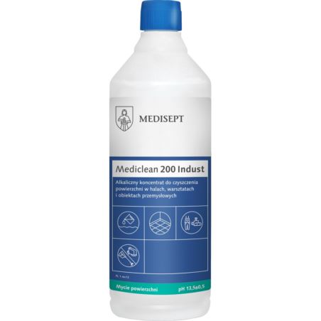 Alkaliczny koncentrat do czyszczenia powierzchni MED-200INDUST