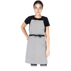 Gastronomiczny fartuch w pepitkę FPB-PEPITTO_BW