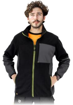 Bluza robocza męska  odblaskowa LH-POLSHELL – polar i softshell
