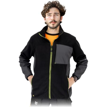 Bluza robocza męska  odblaskowa LH-POLSHELL – polar i softshell