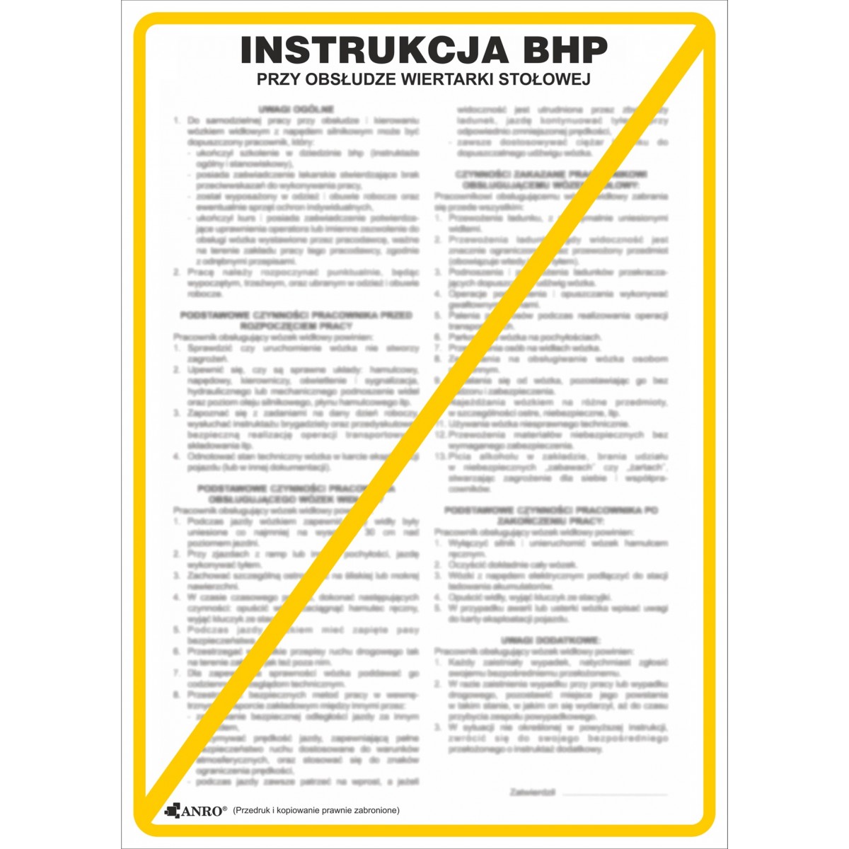 Instrukcja BHP „Instrukcja BHP przy obsłudze wiertarki stołowej” Z-IBM24-P-310X420 Instrukcja BHP „Instrukcja BHP przy obsłudze wiertarki stołowej” Z-IBM24-P-310X420