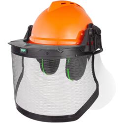 Forestry Kit – Zestaw hełmowy ochronny dla leśnictwa V-Gard 500 z osłoną twarzy i ochronnikami słuchu