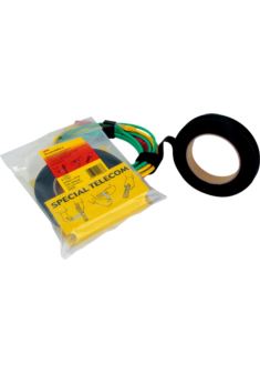 Taśma do wiązkowania 3M™ Scotchflex™, rzepowa, czarna, 20 mm x 10 m
