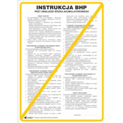 Instrukcja BHP i PPOŻ "BHP przy obsłudze wózka akumulatorowego" Z-IBT03-P-250X350