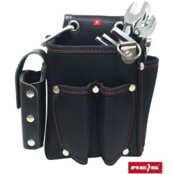 Torba narzędziowa na pasek ALTER-TOOLBOX5 – usztywniana torba dla montera, 5 kieszeni