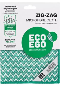Ściereczka z mikrofibry YORK ZIG-ZAG – wielofunkcyjna, kuchenna, eko