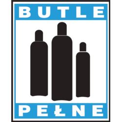 Znak uzupełniający - gaz „Butle pełne” Z-21G-P-150x205