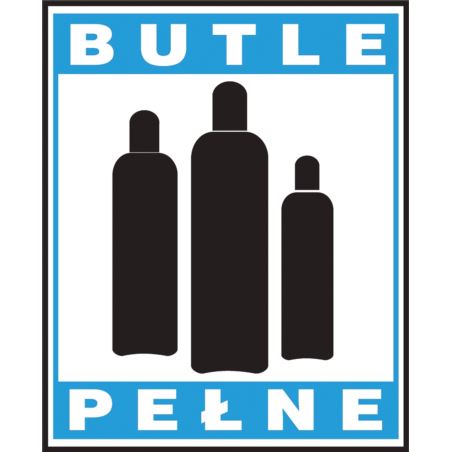 Znak uzupełniający - gaz „Butle pełne” Z-21G-P-150x205