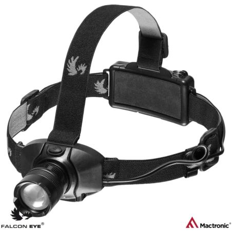 Latarka czołowa LED z funkcją Fokus i zoomem HEADLIGHT-FLASH, 180 lm, zasięg 200 m