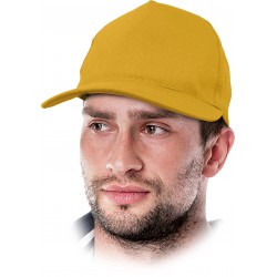 Czapka drelichowa ochronna REIS CZMZ Y żółta
