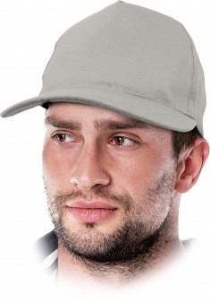 Czapka drelichowa ochronna REIS CZMZ S szara