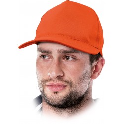 Czapka drelichowa ochronna REIS CZMZ P pomarańczowa