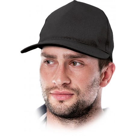 Czapka drelichowa ochronna REIS CZMZ B czarna