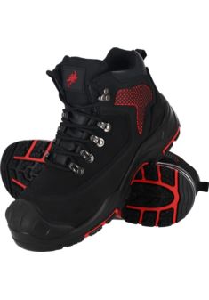 Buty bezpieczne MEFISTO S3 – męskie trzewiki robocze ze skóry nubuk
