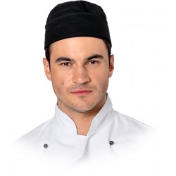 Czapka kucharska krótka LH-SKULLER Chef's Kitchen czarna