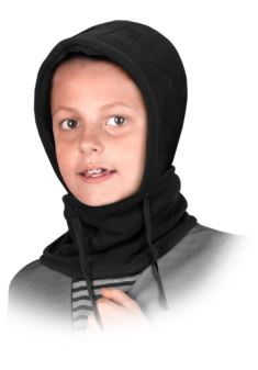 Kaptur z kołnierzem CZHOOD-KIDS – polarowy, dziecięcy