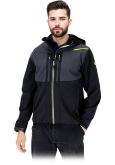 Kurtka robocza softshell męska GULF – wiatroszczelna, wodoodporna, ocieplana
