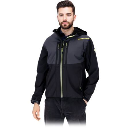 Kurtka robocza softshell męska GULF – wiatroszczelna, wodoodporna, ocieplana
