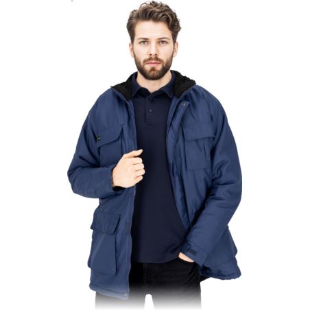 Kurtka ochronna ocieplana YES WIN-LJ męska – zimowa, wodoodporna, BHP