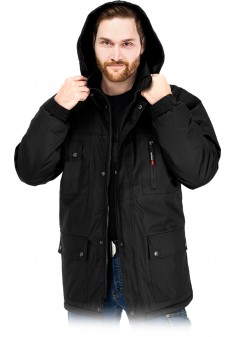 Kurtka ocieplana REIS Alaska czarna r. M-8XL