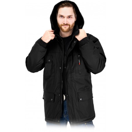 Kurtka ocieplana REIS Alaska czarna r. M-8XL