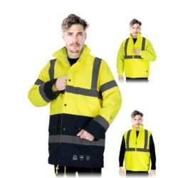 Kurtka ochronna ocieplana 4w1 męska LH-PROSPECT, odblaskowa