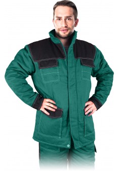 Kurtka ochronna ocieplana REIS Multi Master MMWJL zielono-czarna