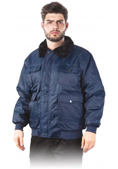 Kurtka ochronna ocieplana granatowa męska BOMBER