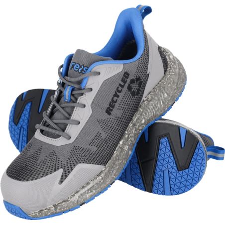 Buty bezpieczne RENOVA – lekkie półbuty ochronne S1PS FO SR dla mężczyzn