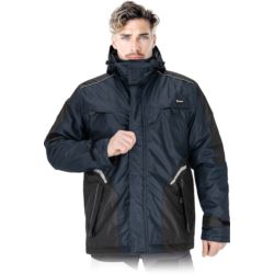 Kurtka ochronna ocieplana ASTRAL przedłużana, męska LH-ASTRAL-LJ – robocza z polarem i kapturem