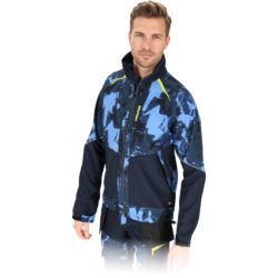 Kurtka robocza softshell męska LH-HAGA-J – wiatroodporna, ocieplana, z odblaskami